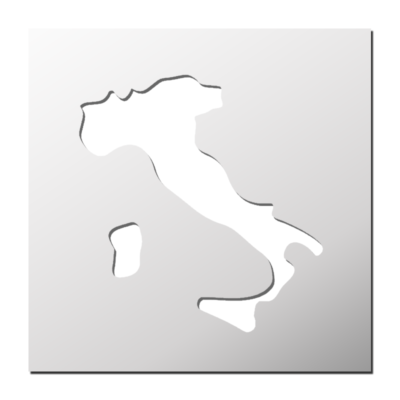 Pochoir Carte Italie