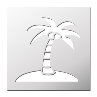 Pochoir Cocotier
