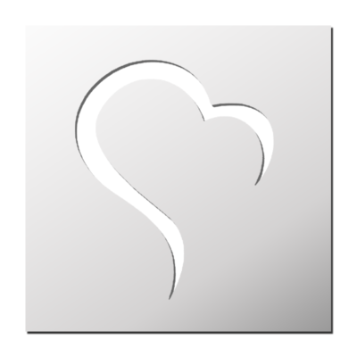 Pochoir Coeur