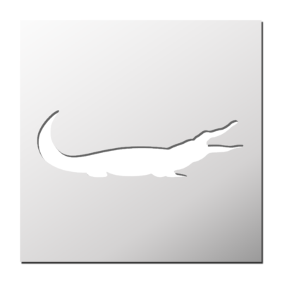 Pochoir Crocodile