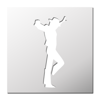 Pochoir Danseur