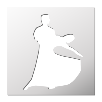Pochoir Danseurs