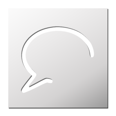 Pochoir Bulle de conversation