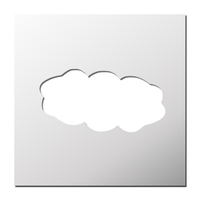 Pochoir Nuage