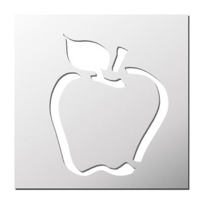 Pochoir Pomme