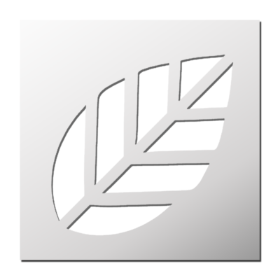 Pochoir Feuille