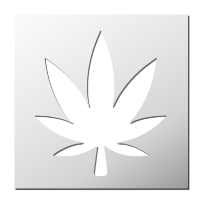 Pochoir Feuille de cannabis