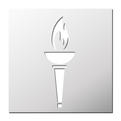 Pochoir Torche