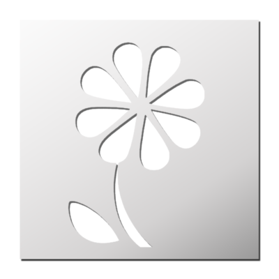 Pochoir Fleur