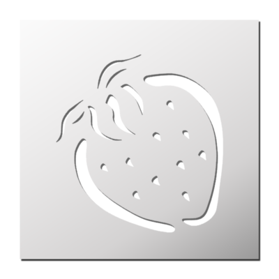 Pochoir Fraise