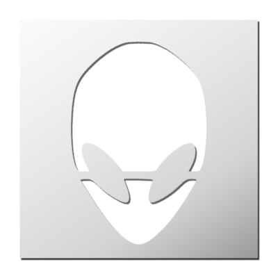 Pochoir Alien