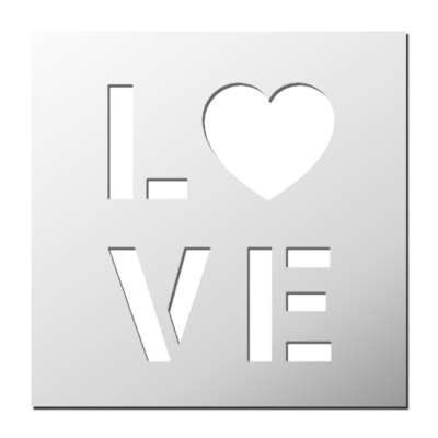 Pochoir LOVE