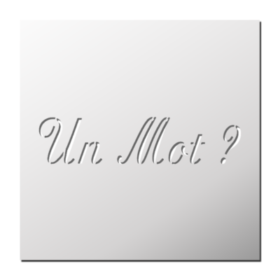Pochoir Mot personnalisable