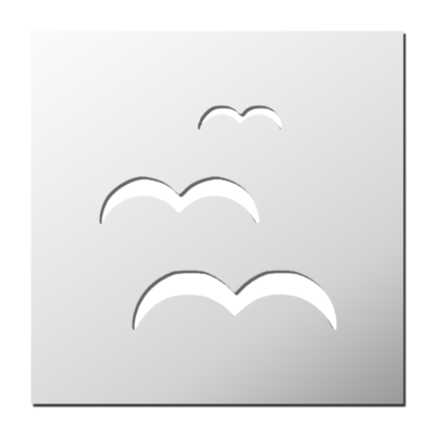 Pochoir Mouettes