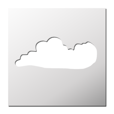 Pochoir Nuage