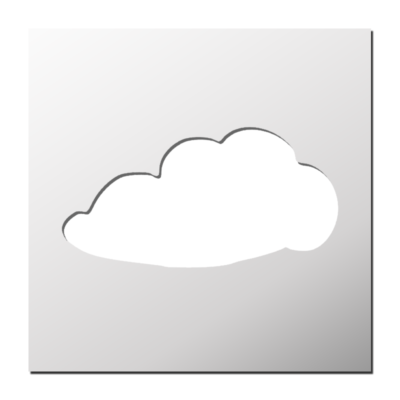 Pochoir Nuage