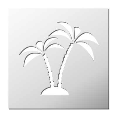 Pochoir Palmier