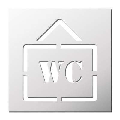 Pochoir WC