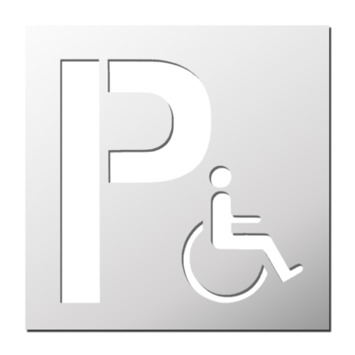 Pochoir Stationnement pour handicapé