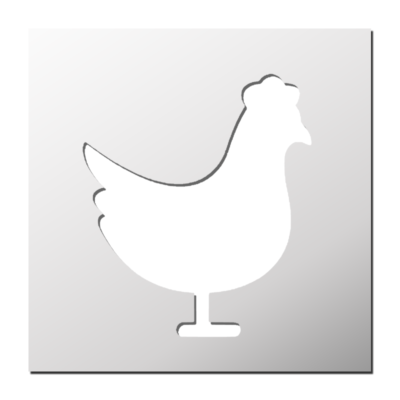 Pochoir Poulet