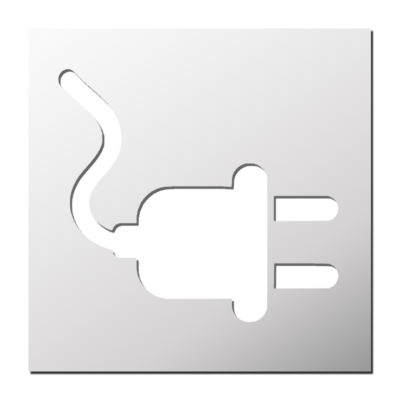 Pochoir Prise électrique