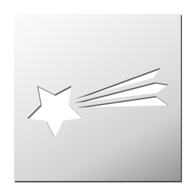 Pochoir Etoile Filante