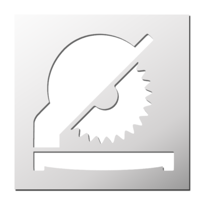 Pochoir Scie circulaire