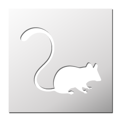 Pochoir Souris