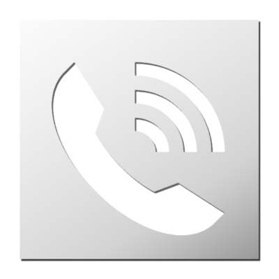 Pochoir Téléphone