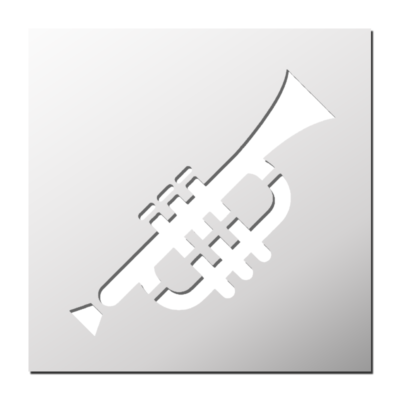 Pochoir Trompette