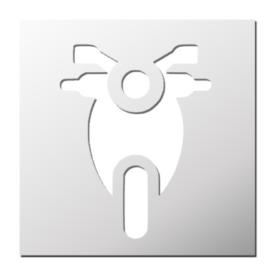 Pochoir Moto