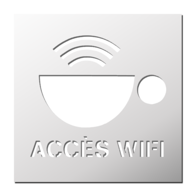 Pochoir Accès Wifi
