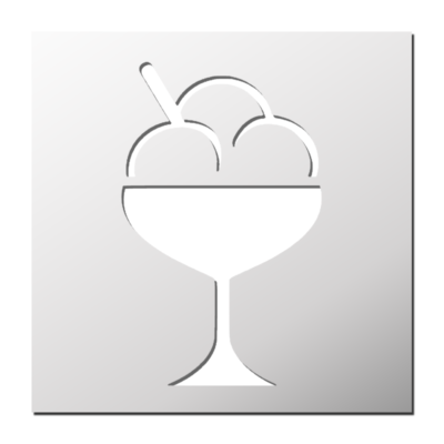 Pochoir Boules de glace