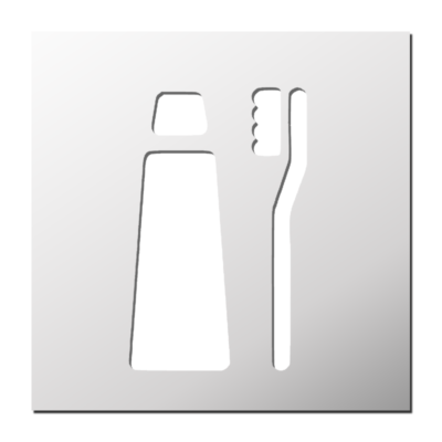 Pochoir Brosse à dents