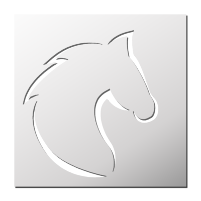 Pochoir Cheval