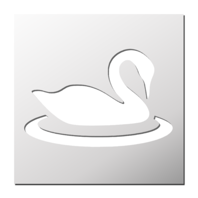 Pochoir Cygne