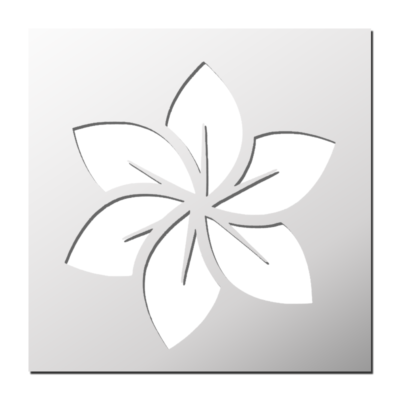 Pochoir Fleur