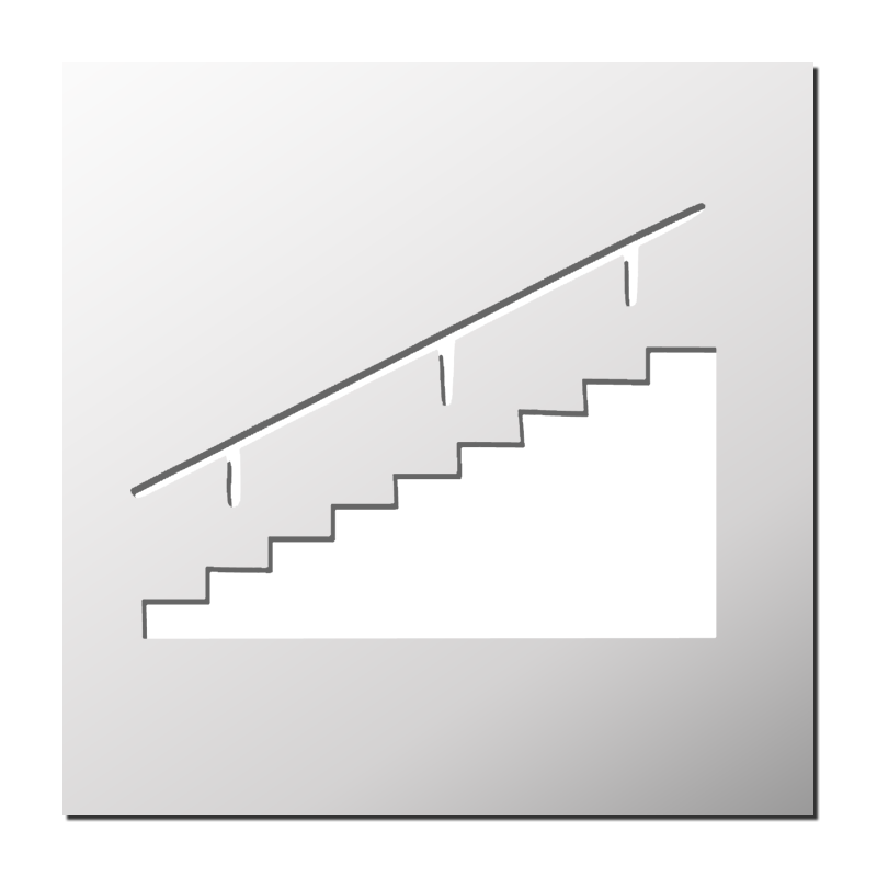 Pochoir Escalier
