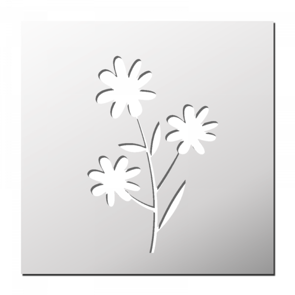 Pochoir Fleurs