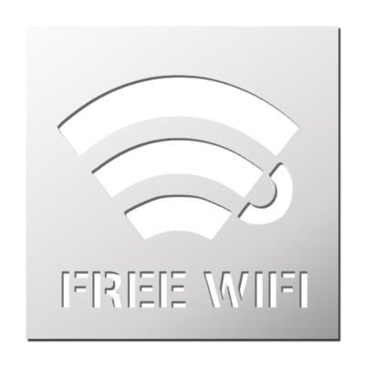 Pochoir Free Wifi