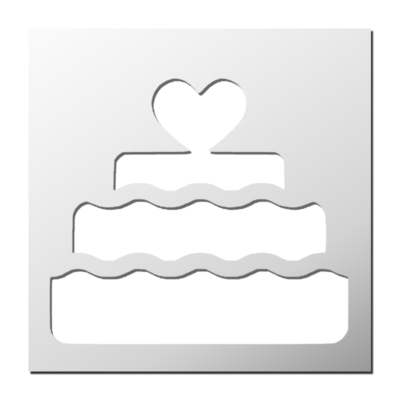 Pochoir Gâteau Coeur