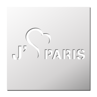 Pochoir J’aime PARIS