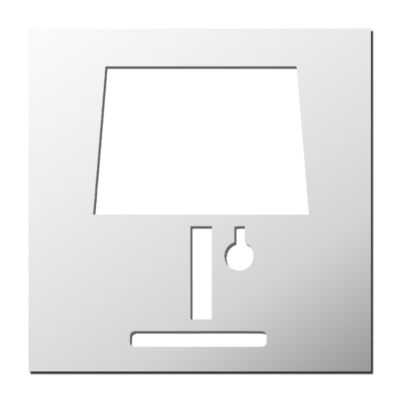 Pochoir Lampe