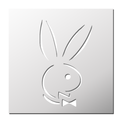 Pochoir Lapin PlayBoy