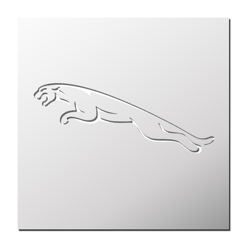 Pochoir logo Jaguar
