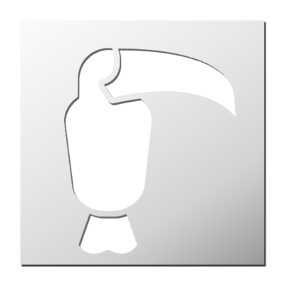 Pochoir Perroquet