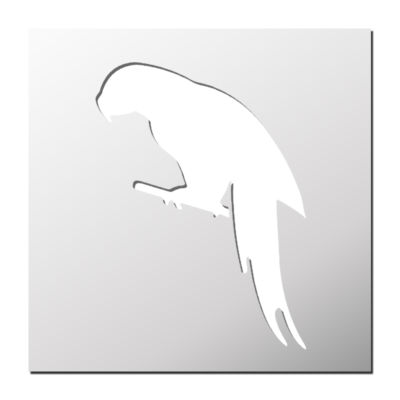 Pochoir Perroquet