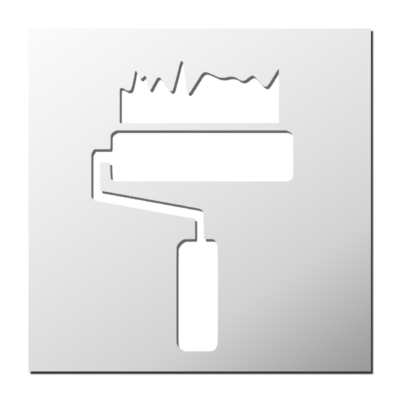 Pochoir Rouleau de peinture