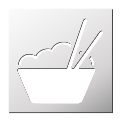Pochoir Soupe Chinoise