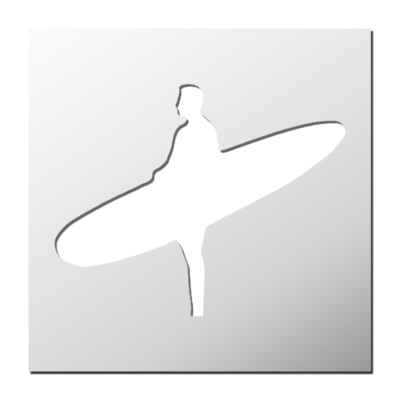 Pochoir Surfeur